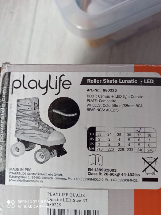 Wrotki Playlife LED