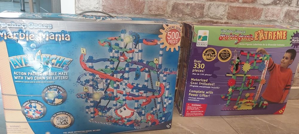 2 tory kulkowe Gears Marble Mania