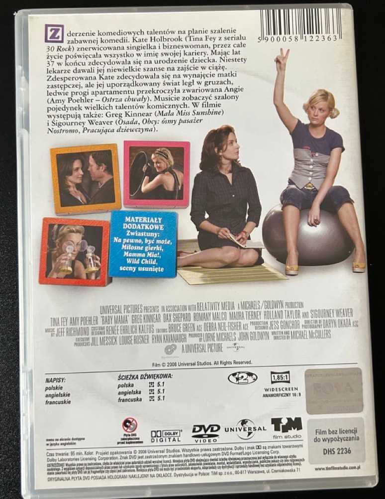 Baby Mama film dvd