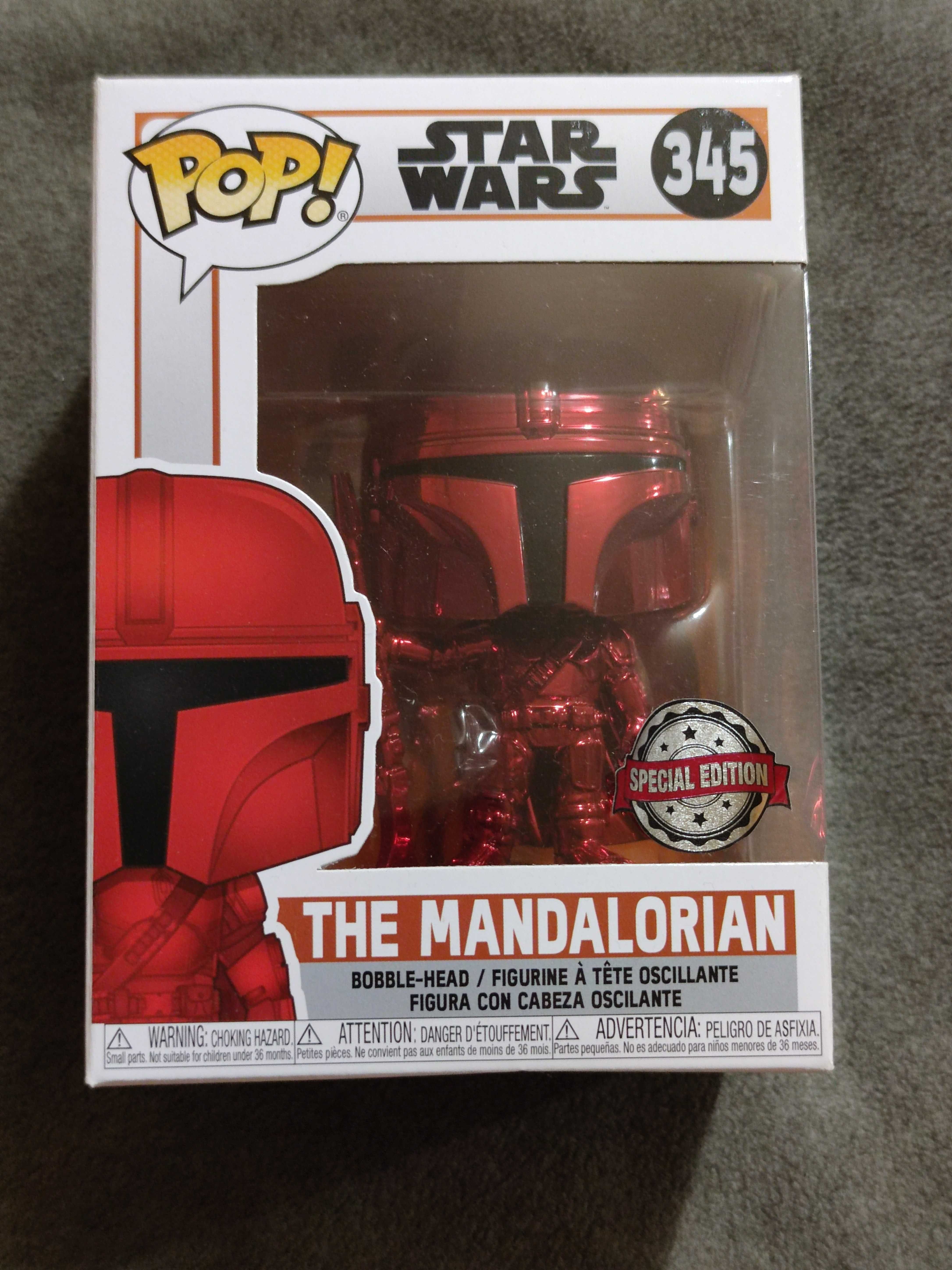 Funko Pop - Star Wars 345 - The Mandalorian (Chrome Red SE)