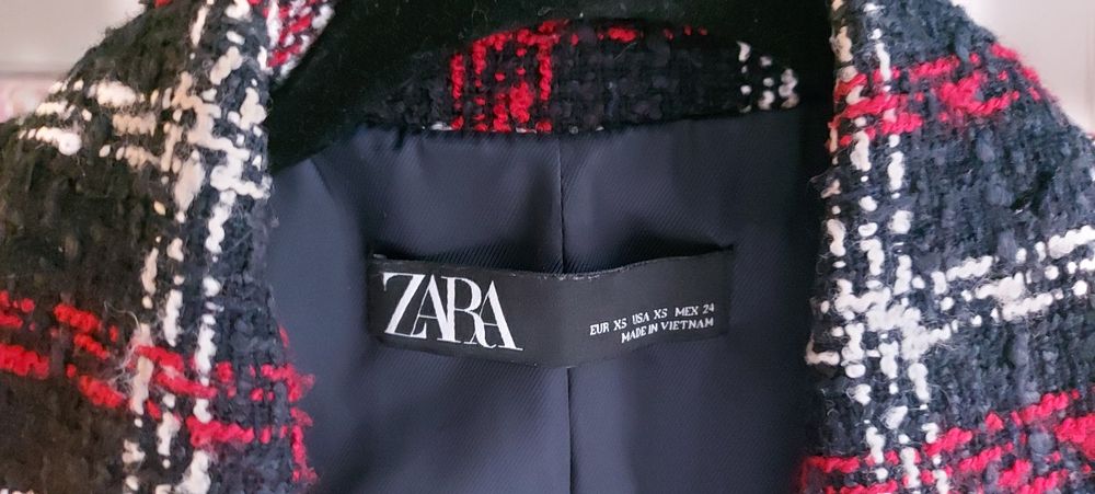 Marynarka Zara żakiet XS 34