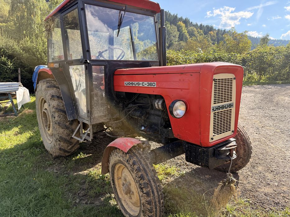 Ursus C360 oś przednia z oponami