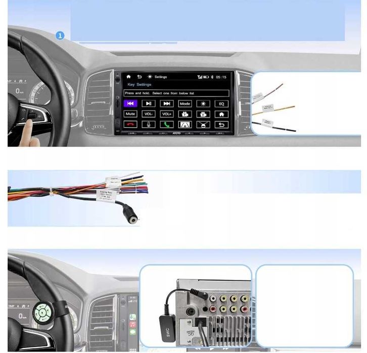 Atoto F7 WE 7-calowe radio z Bluetooth Gps Navi F7G2A7WE