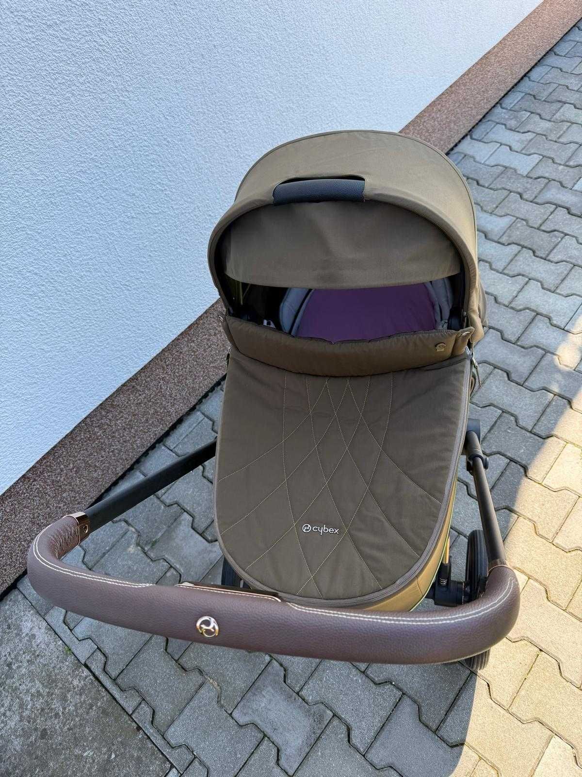Cybex Priam 2.0 gondola + spacerówka + dodatki