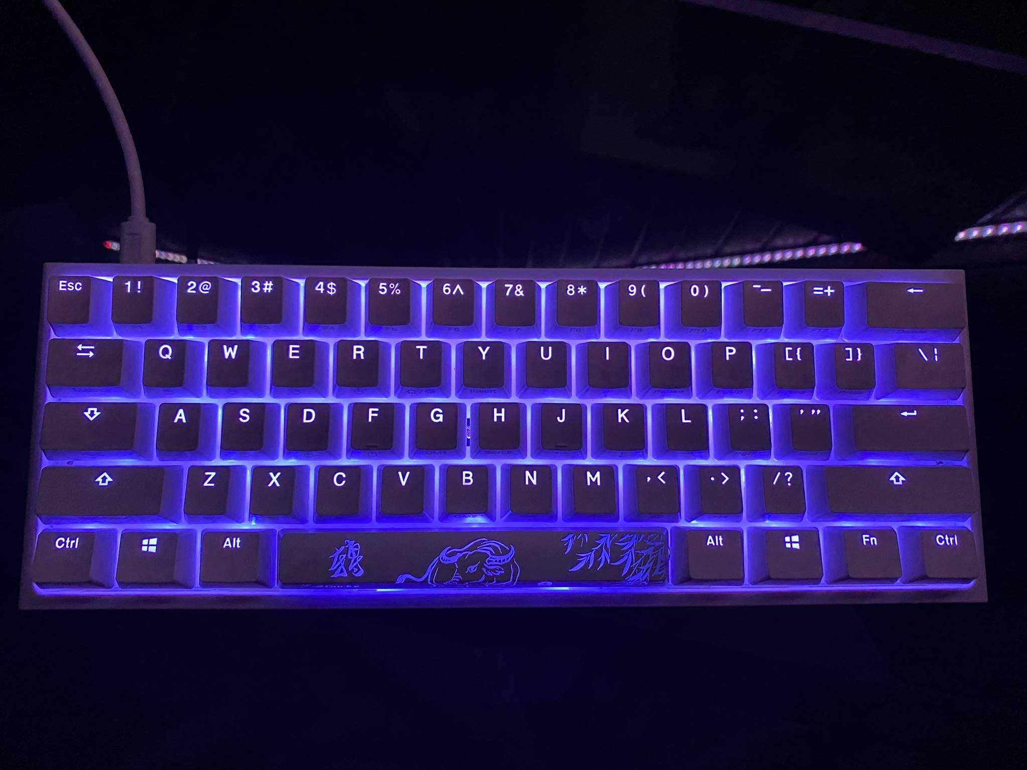 Klawiatura mechaniczna DUCKY 2 Mini White/genesis/SPC Gear/SteelSeries