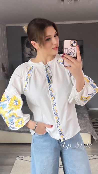 Вишита сорочка блузка вишиванки Жіноча вишиванка