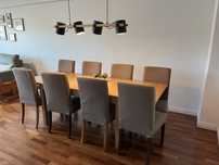 Mesa extensivel Ikea + 8 cadeiras