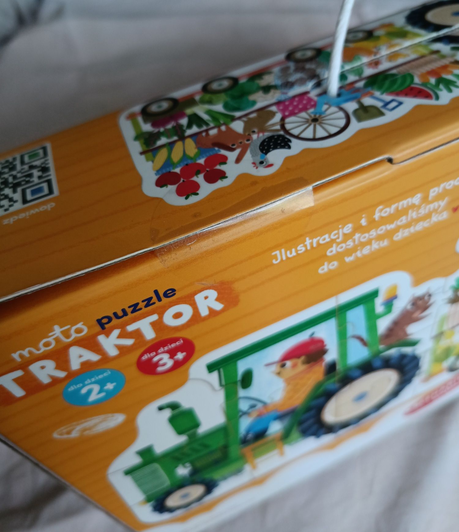 Nowe nie otwierane 24 puzzle i gra Traktor Czuczu