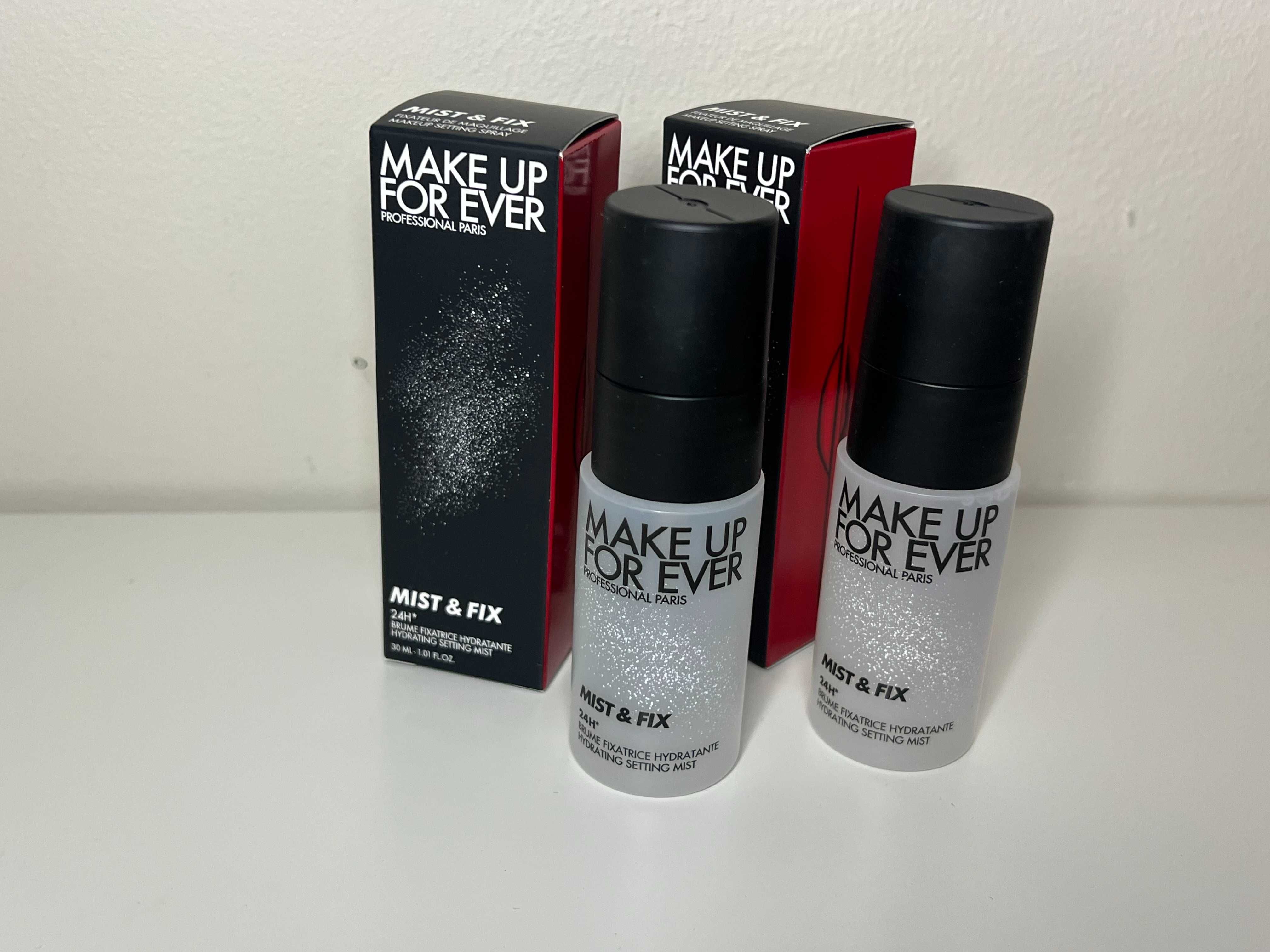MAKE UP FOR EVER Mist Fix Mgiełka utrwalająca travel podróż 30ml 2szt