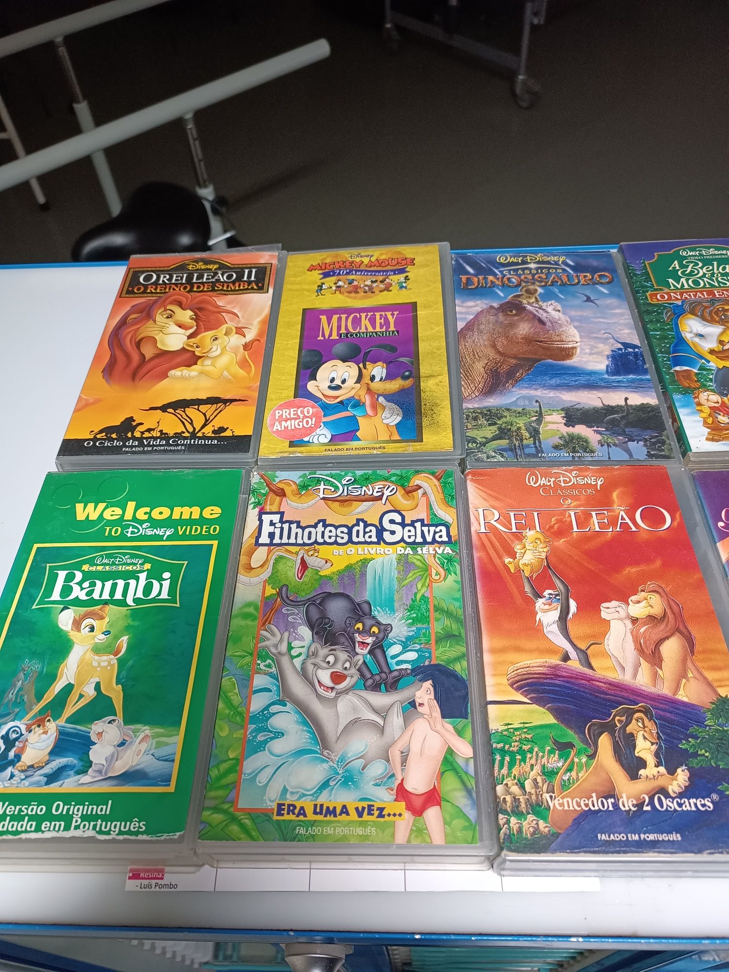 Lote de Clássicos Walt Disney Vhs