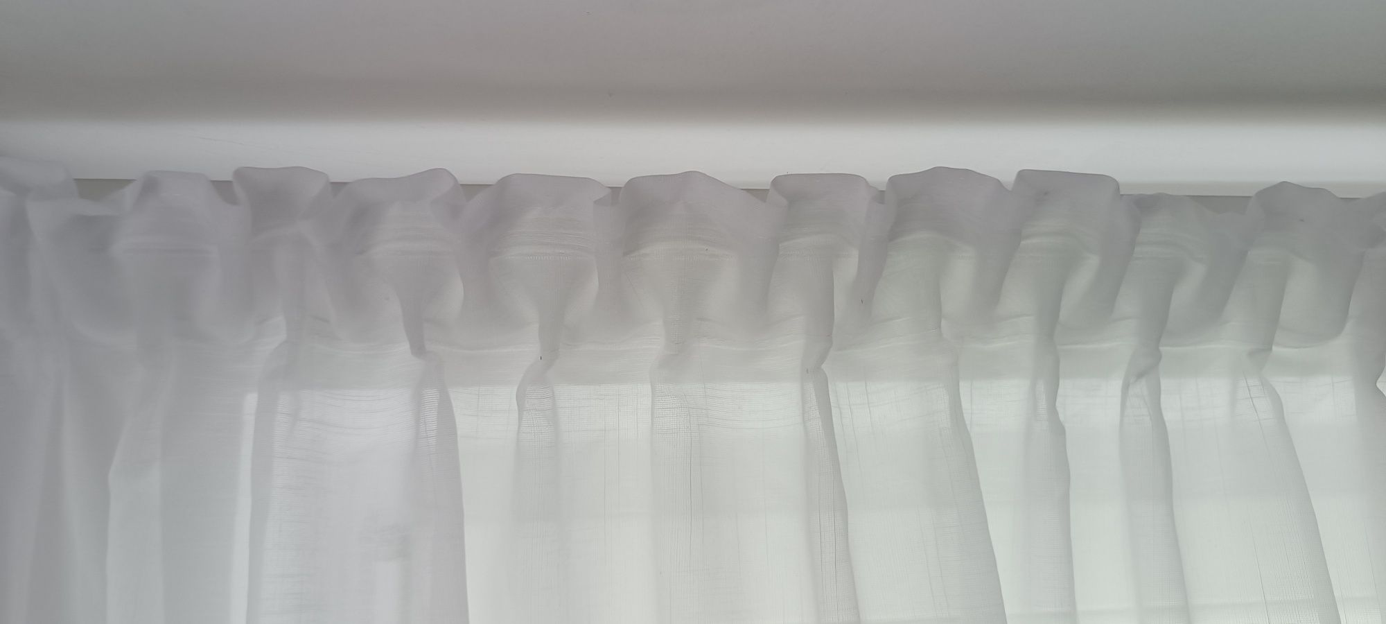 Firana Ikea 145 x 445 biała  - 2 szt.