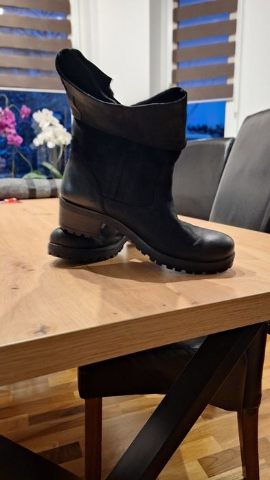 Kozaki ze skóry lasocki