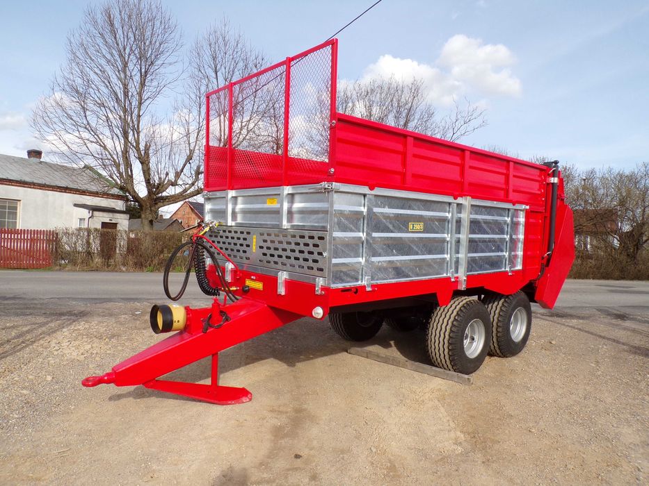 rozrzutnik obornika JOLMET 6t TANDEM/ adapter poziomy 2x ślimak