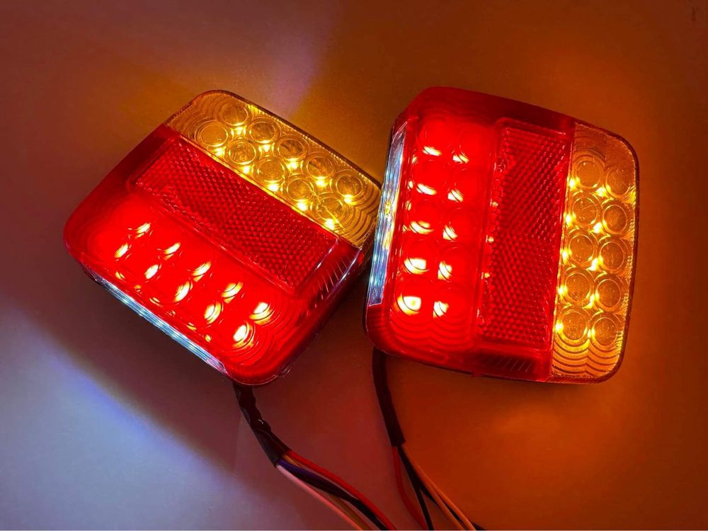 Lampy tylne do przyczepki Led 12V homologacja E11