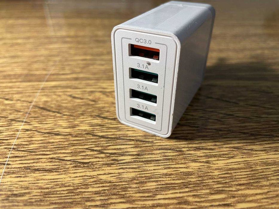 Швидкий зарядний пристрій HNT-QC40W 33W Quick Charge 3.0 USB Adapter