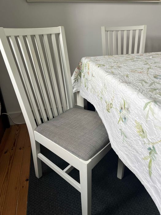 6 Cadeiras Norrnas brancas IKEA