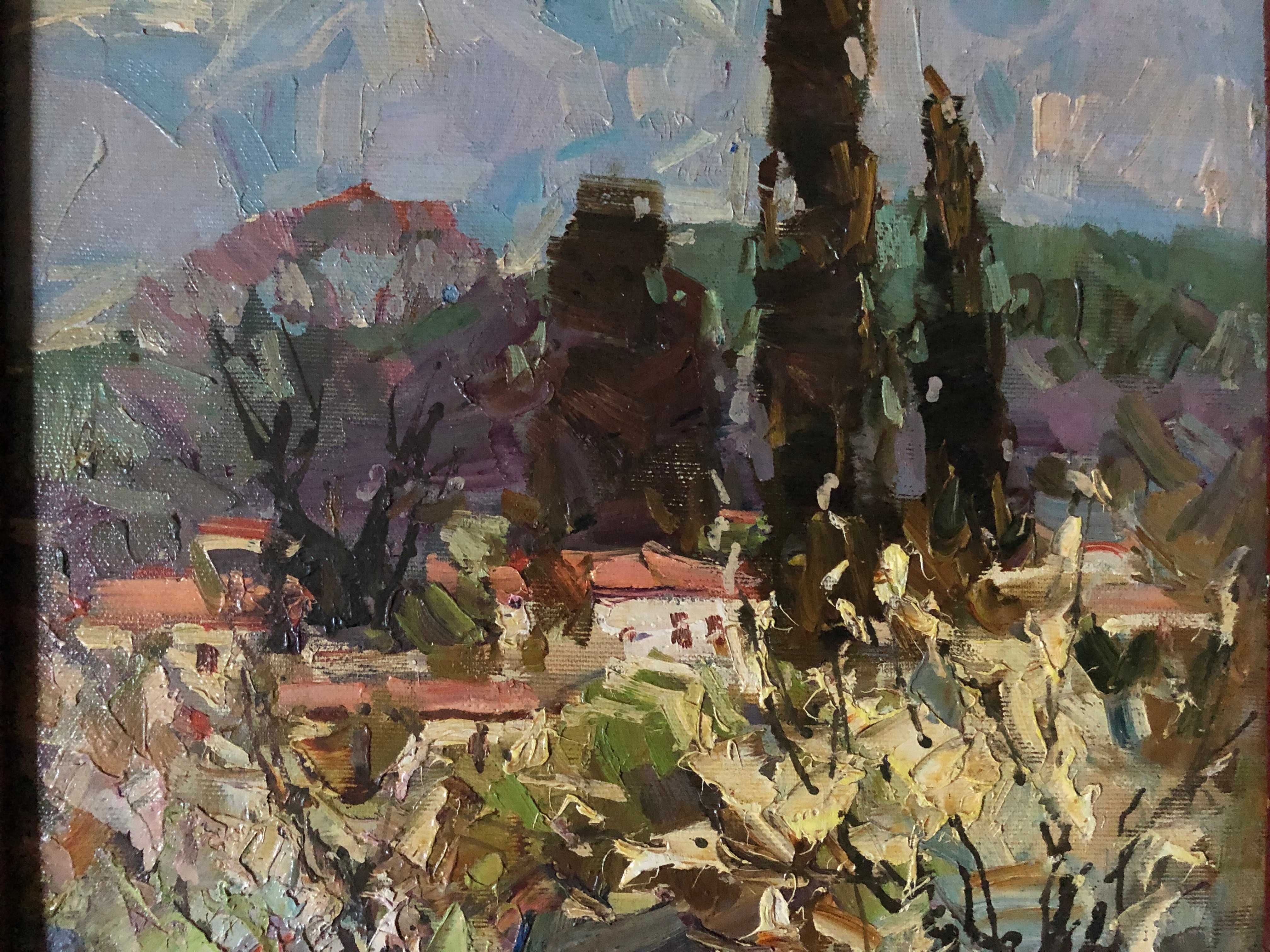 Художник Федор Захаров (1919-1994) пейзаж Весна 1978г.
