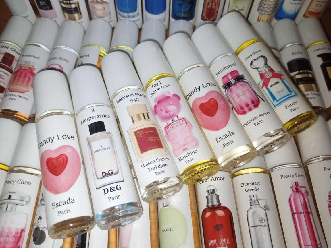 Масляні парфуми 10мл / 600 ароматіа є ОПТ