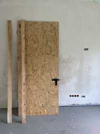 Drzwi budowlane z płyty osb