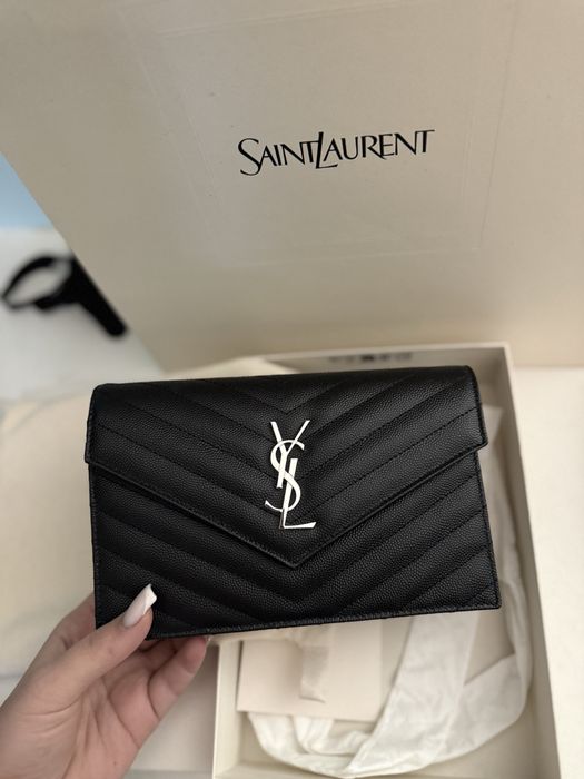 Сумка ysl cassandre yves saint laurent клатч оригінал, нова!