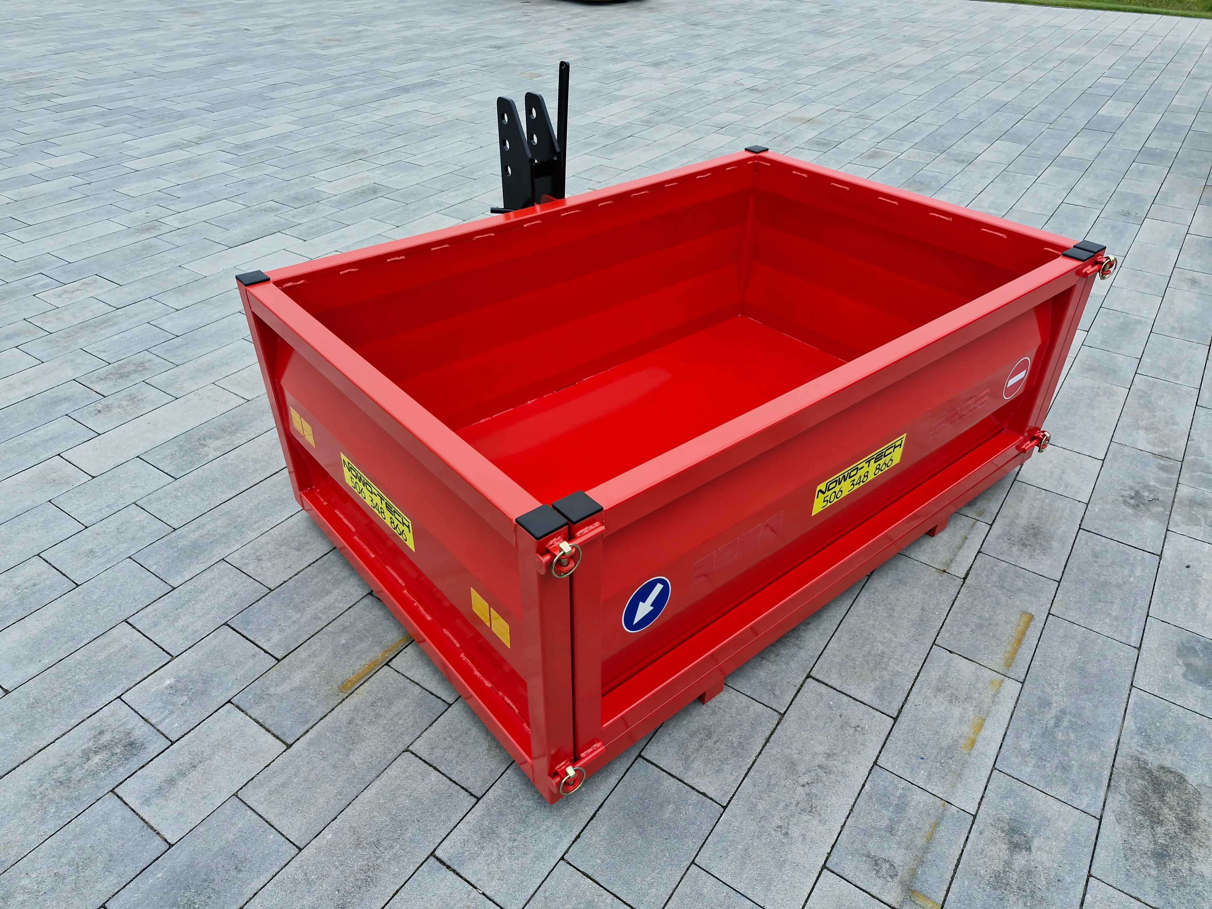 skrzynia transportowa na tył ciągnika tylny TUZ kiper mechaniczny