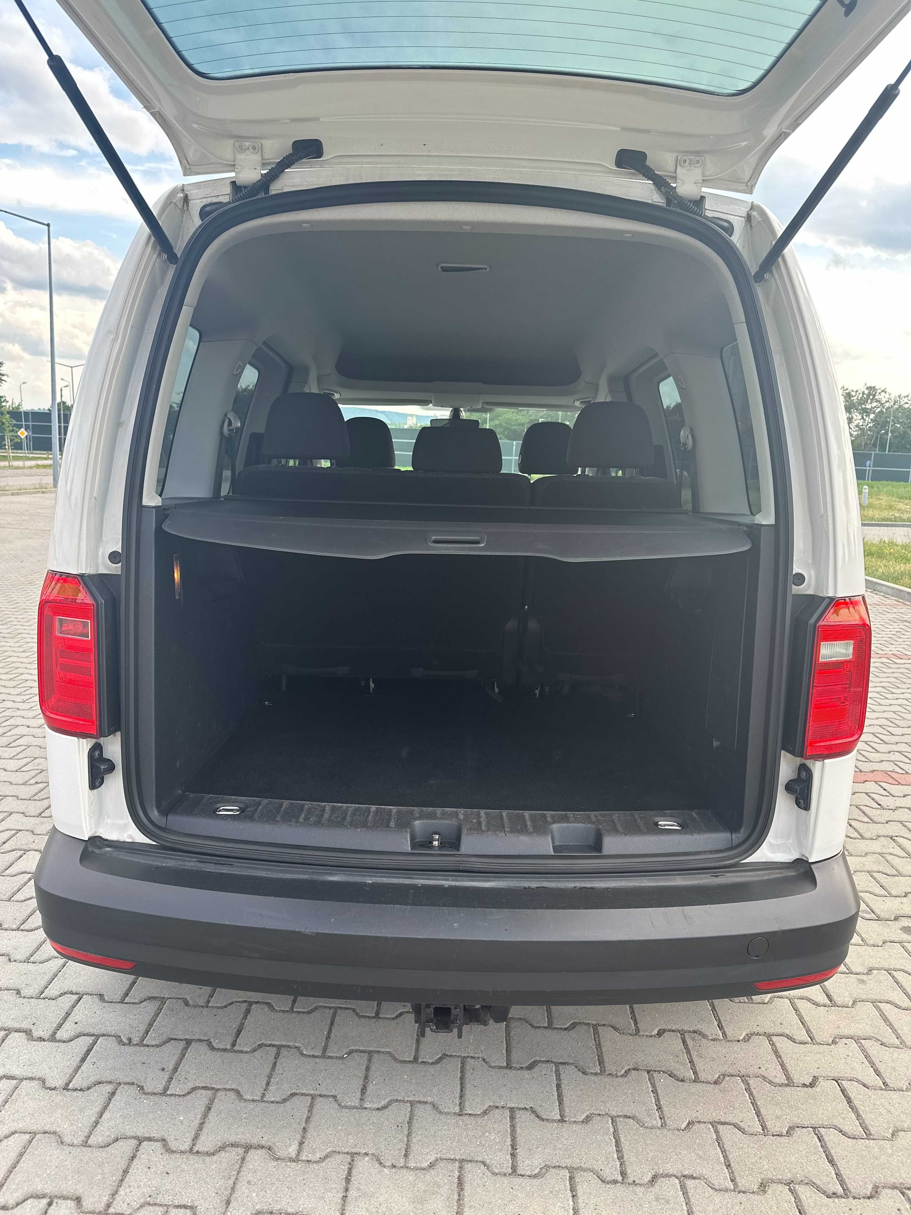 VW Caddy 2.0TDI, Klima, Hak, 5-os, Polecam!!! Brutto