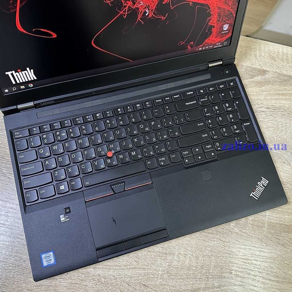 Ноутбук бу Lenovo ThinkPad P51 4K IPS Xeon/32GB/SSD512/Nvidia M2200