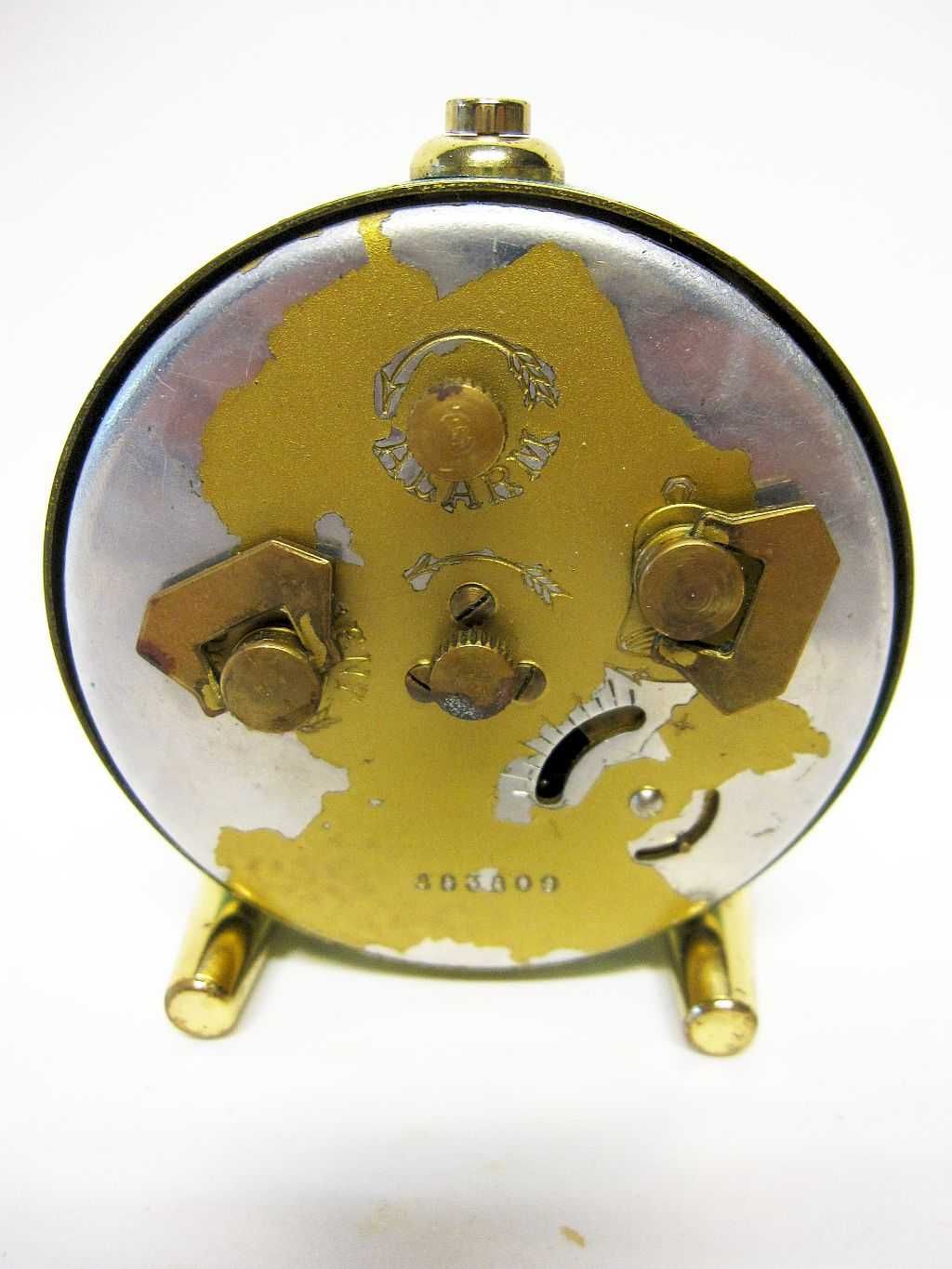 Despertador vintage dos anos 50 - AMYRAL Fab. Looping 7 Rubis funciona