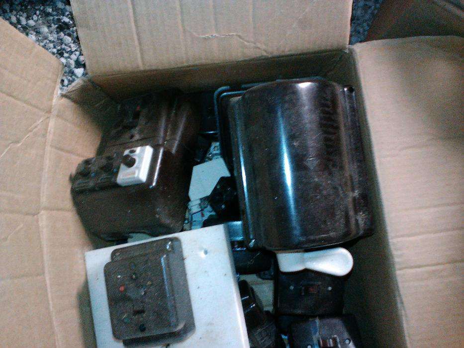 diverso material electrico antigo