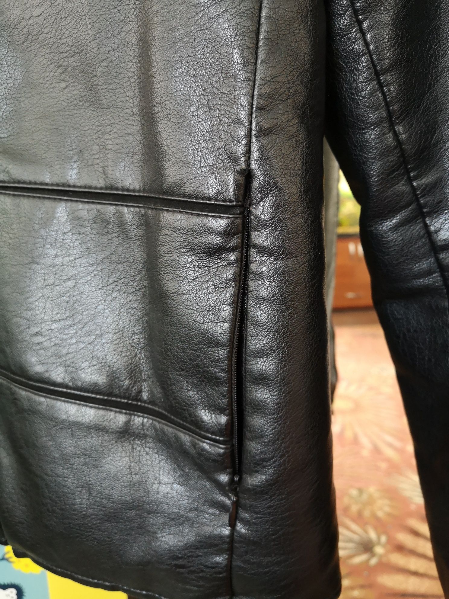 Куртка мужская демисезонная кожзам