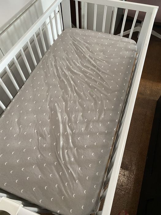 Berço de bebe mais trocador e organizador