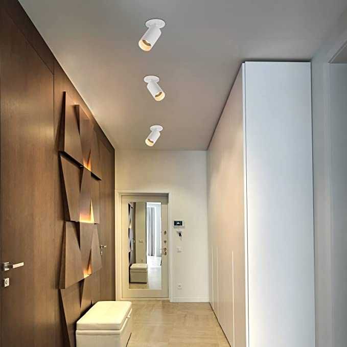 L87 reflektory sufitowe 360 LED GU10 białe 2szt PT