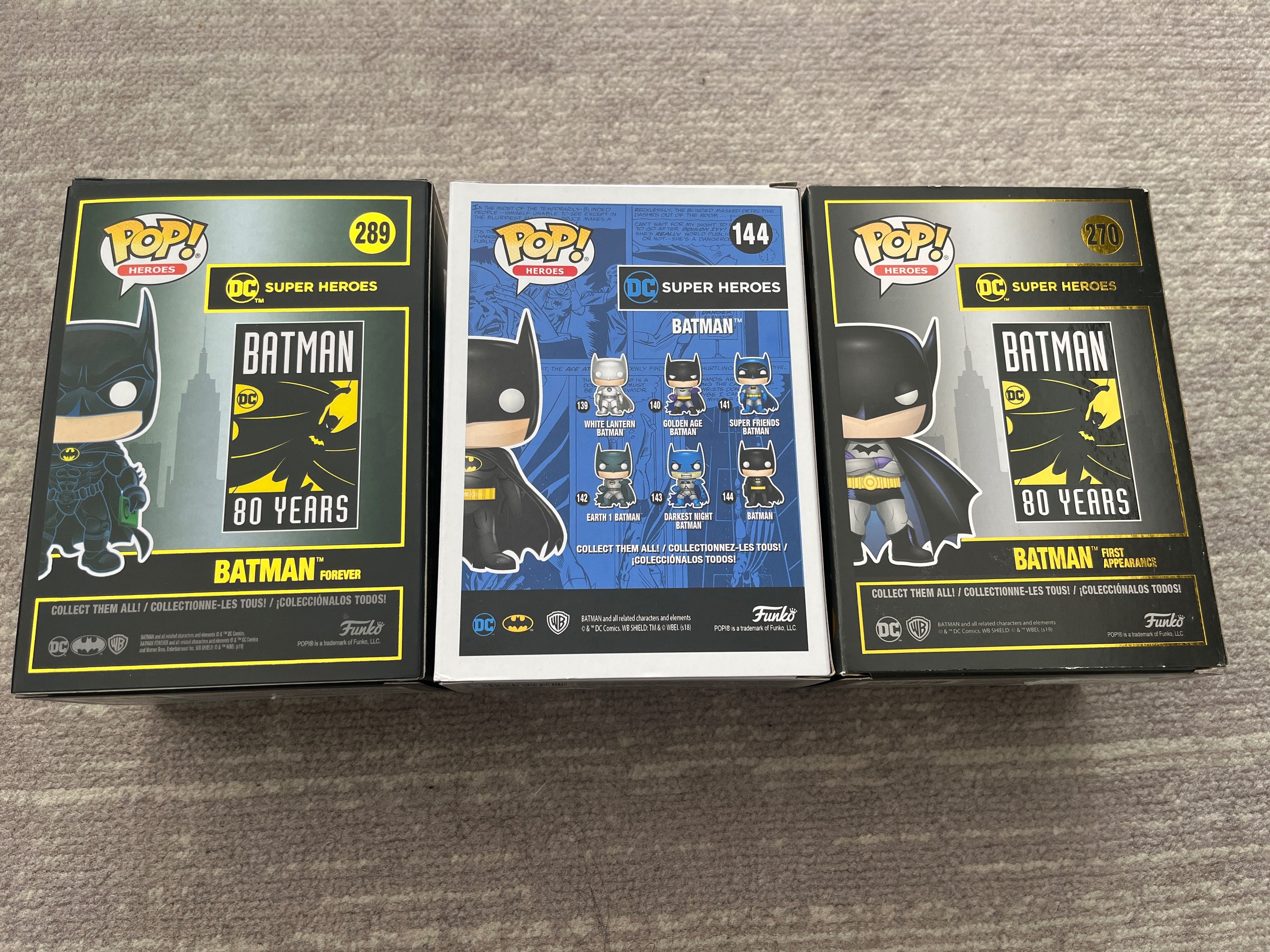 Conjunto de Funko Pop Batman