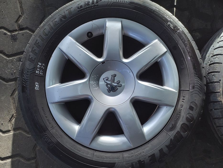 JANTES PEUGEOT 807 R16 COM PNEUS 215/60 FURAÇÃO 5X98