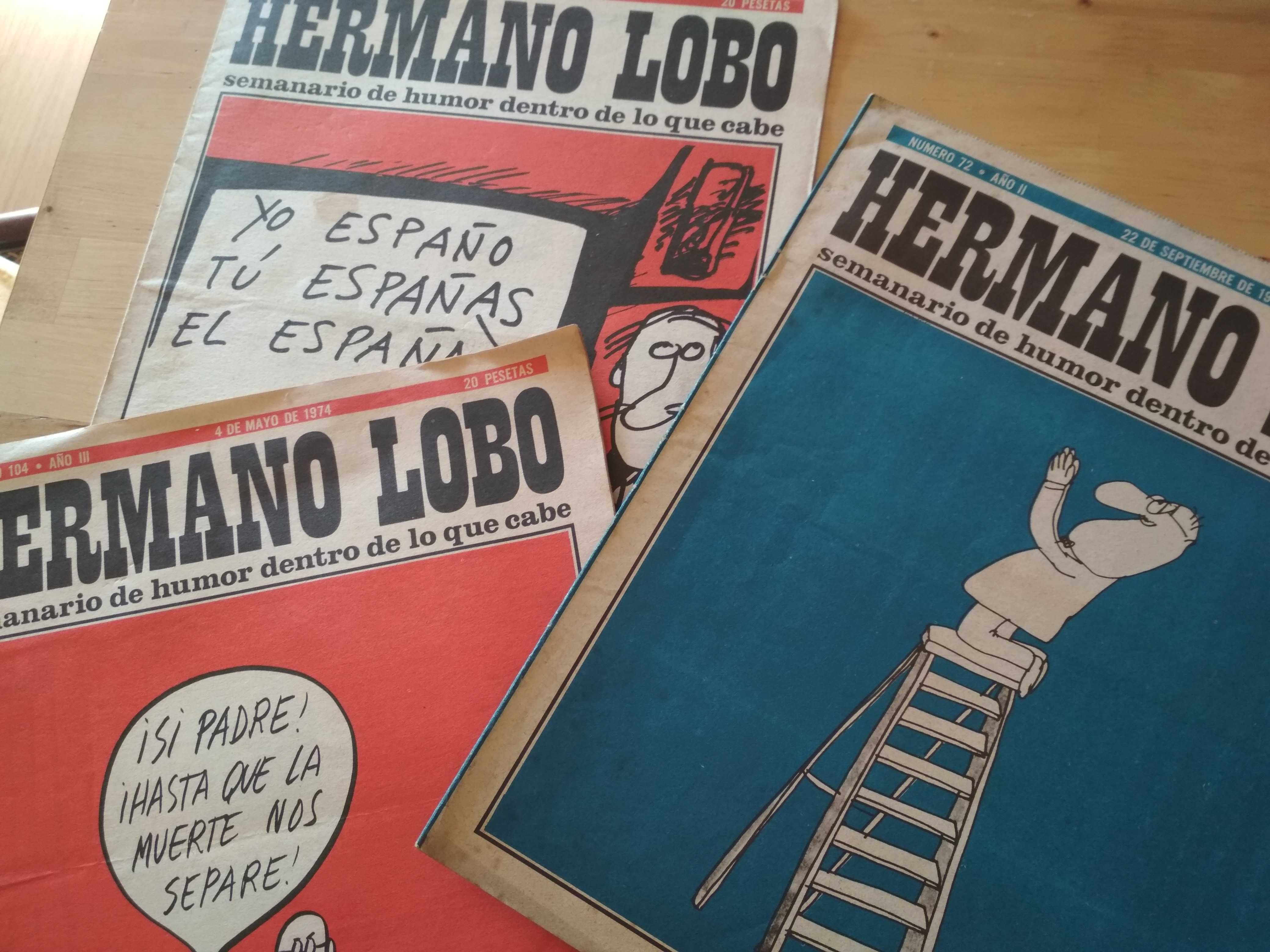 publicações Hermano Lobo e Pé de Cabra, anos 70