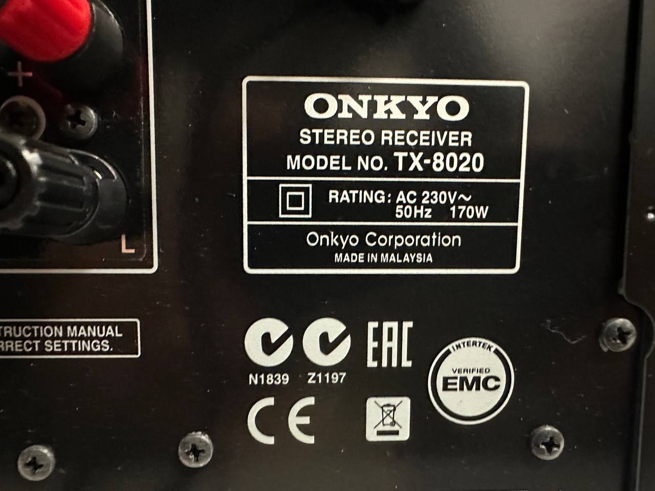 Stereo Amplituner Onkyo TX 8020, 2*90 Wat!
