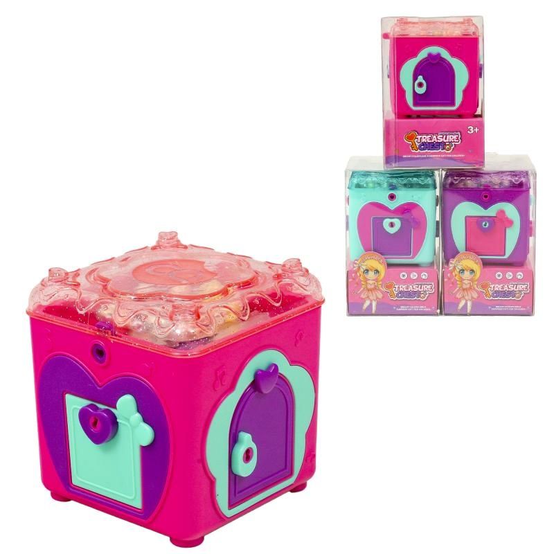 Детская игрушечная шкатулочка Barbie на замочках с секретиками и пода