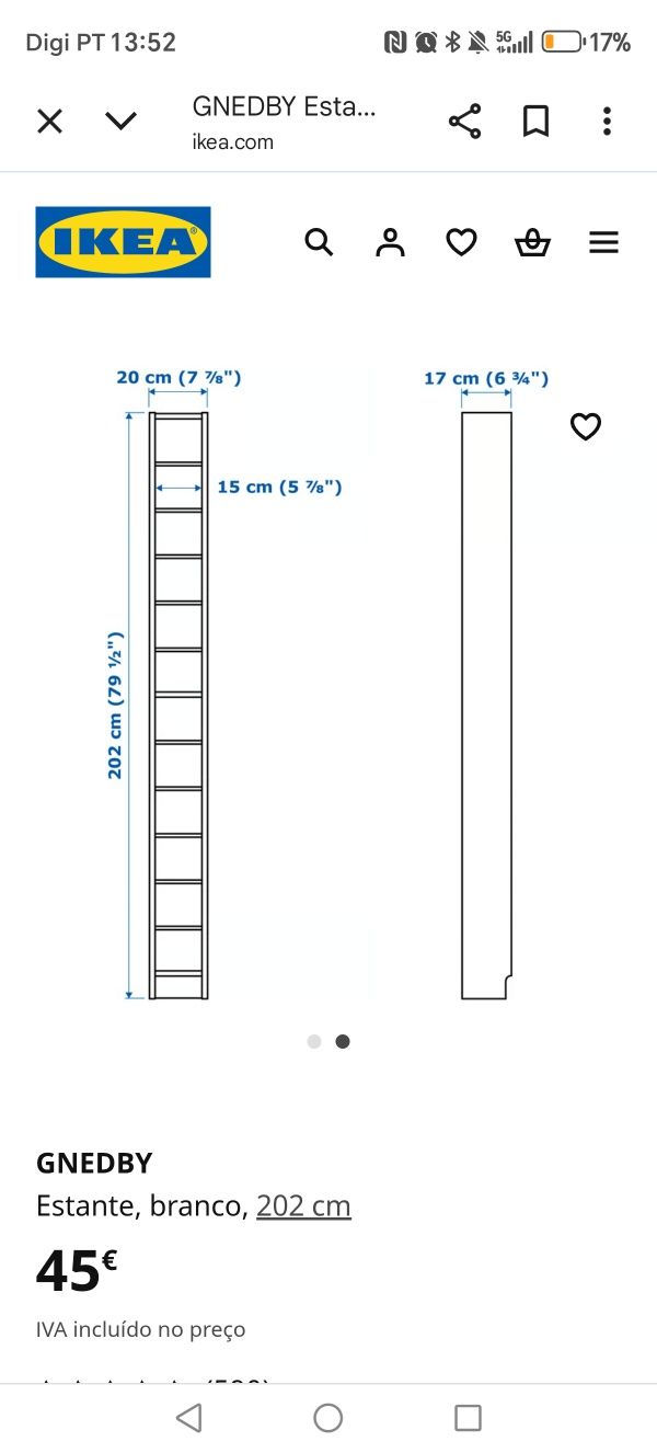 Estante IKEA GNEDBY