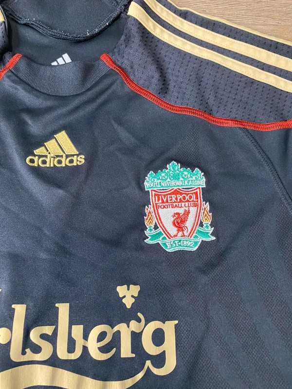 Koszulka piłkarska Liverpool Carlsberg Adidas rozmiar 10/11yrs