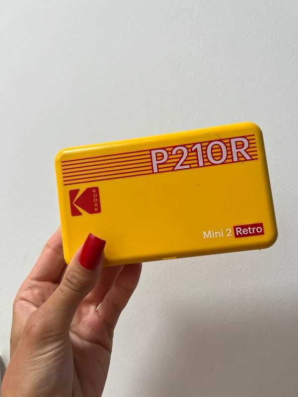 Drukarka Kodak Mini 2 Retro P210R w żółtym kolorze