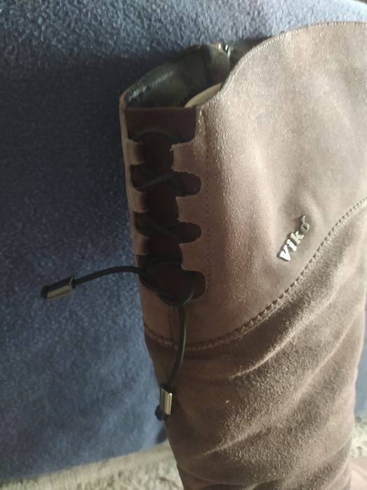 Жіночі чоботи, натуральна замша, 39 р.