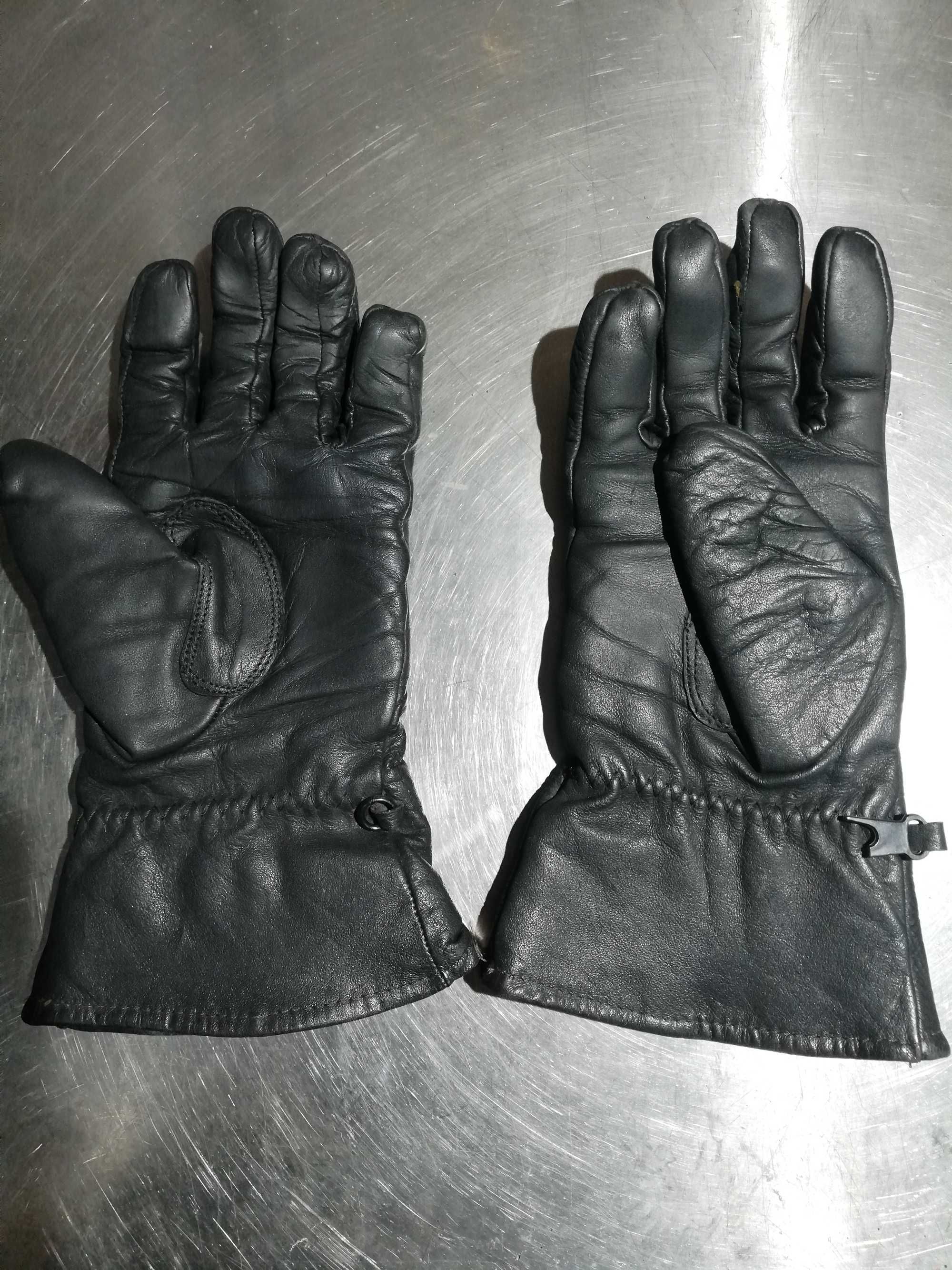 Luvas couro moto Furygan e Pokal tamanho S/8