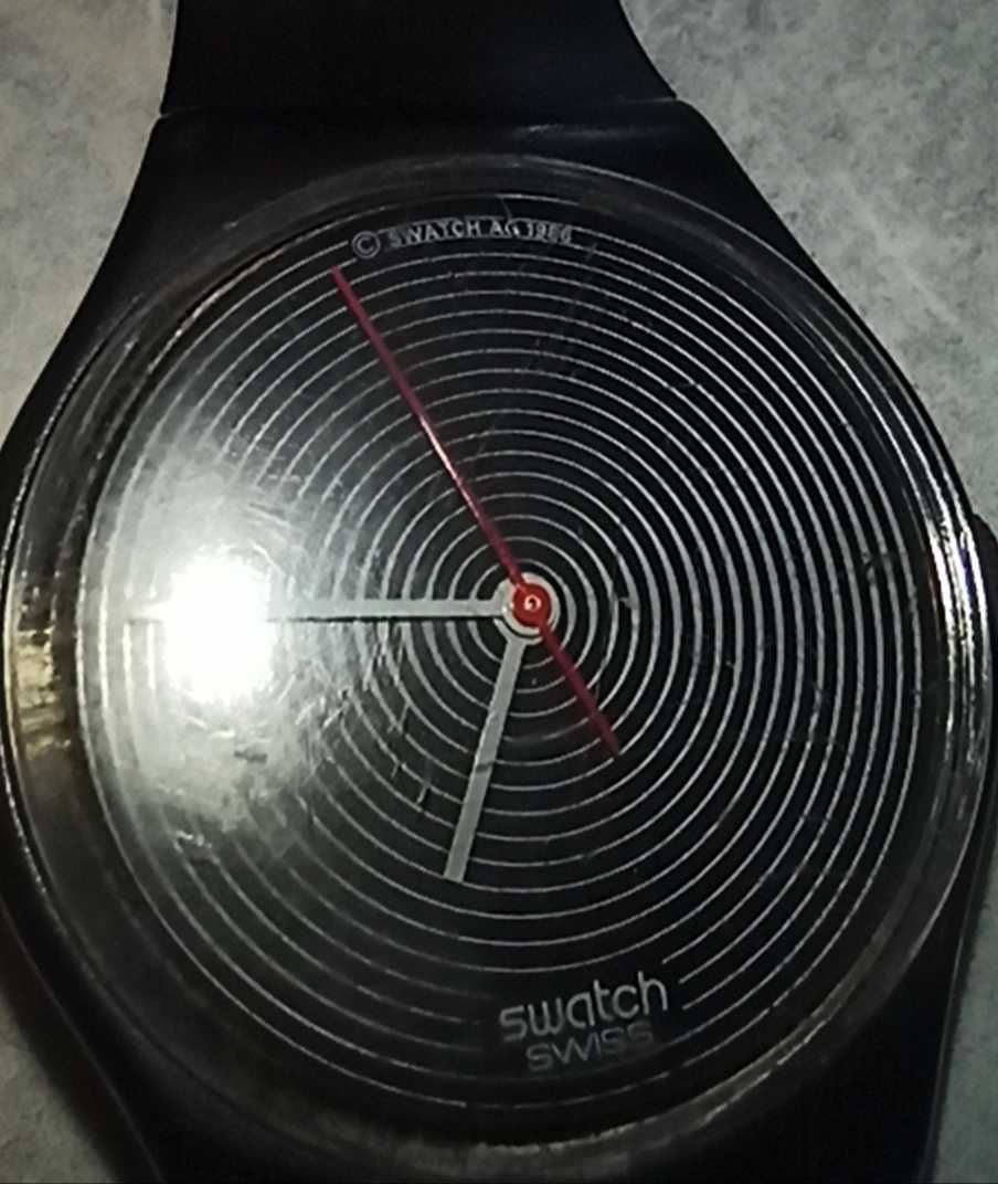 Zegarek Swatch czarny uniseks AG 1986