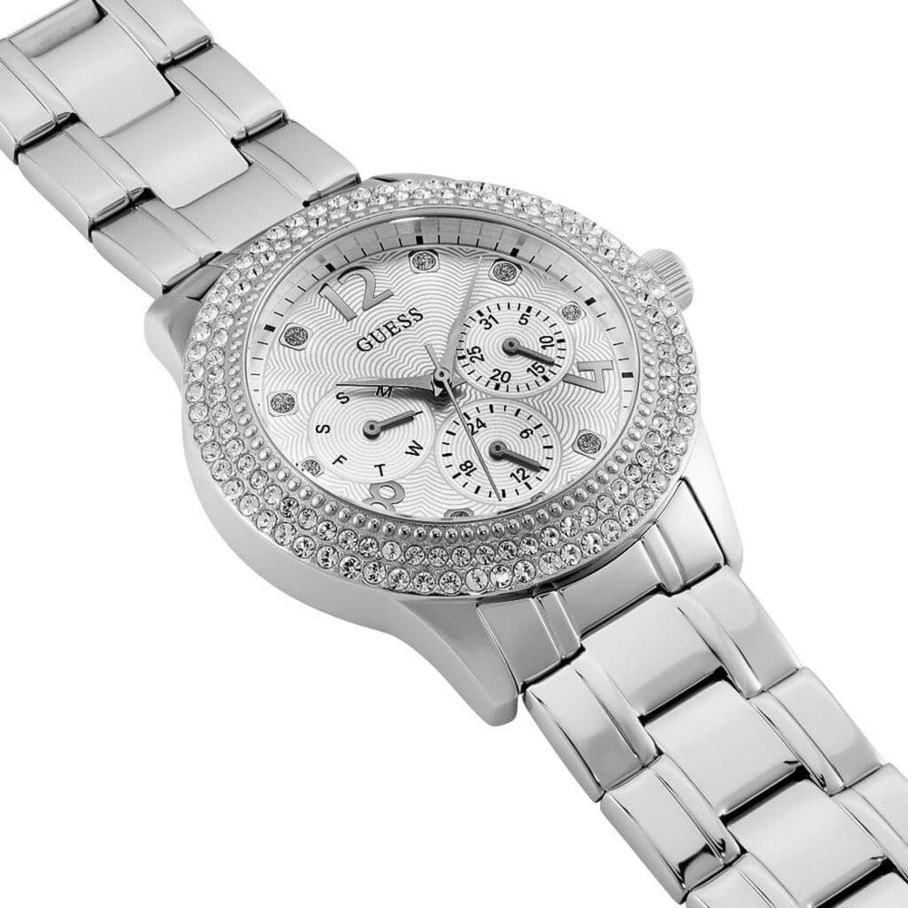 Часы женские guess silver 40 mm