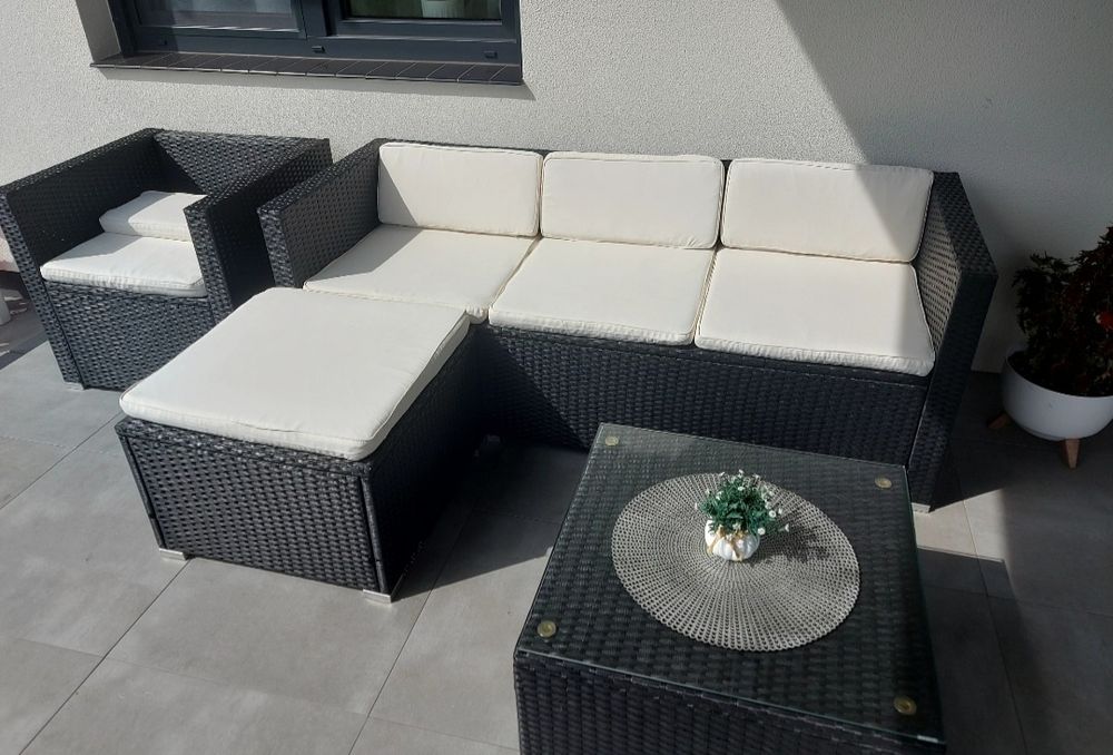 Cena okazyjna tylko do czwartku Narożnik zestaw ogrodowy