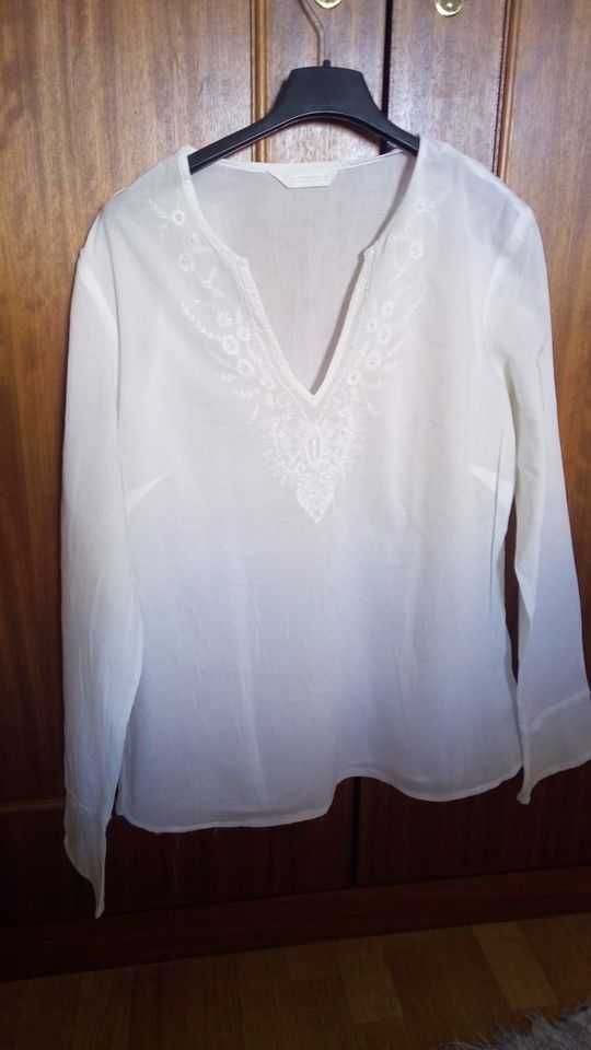Blusa branca fresquinha S