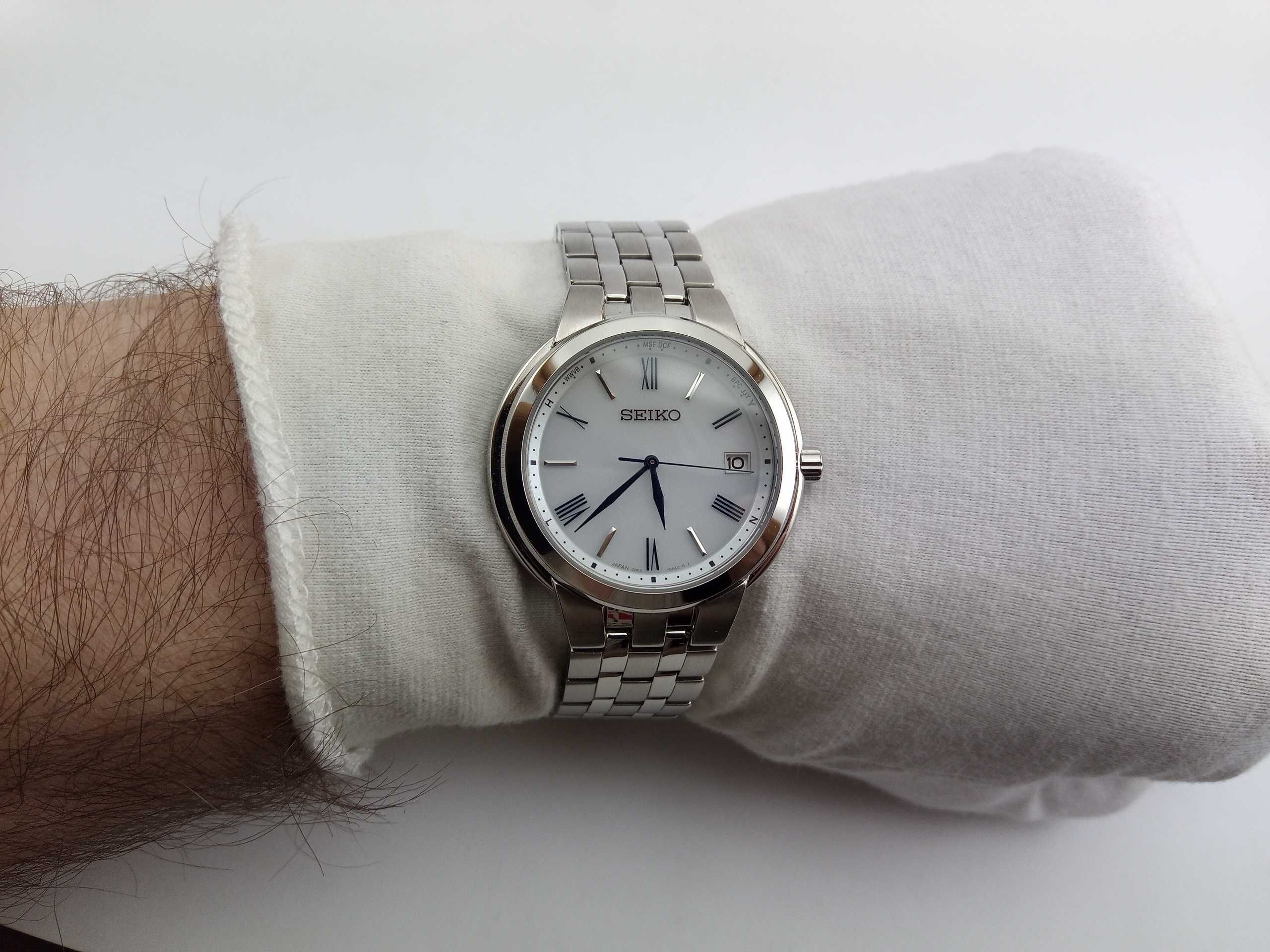 Японские часы Seiko Solar SBTM281 радиосинхронизация сапфир Japan made