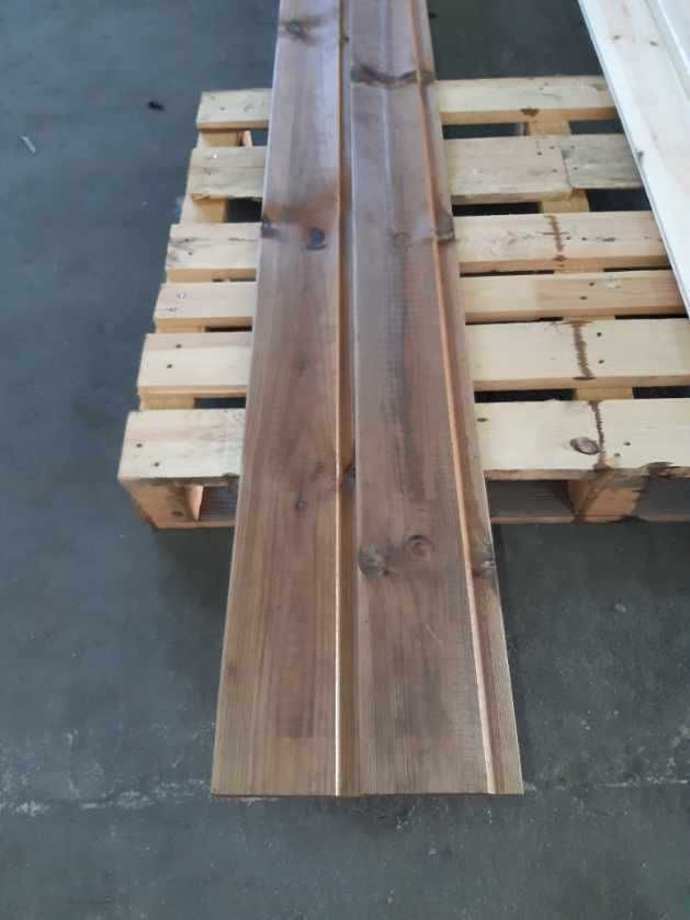 Deska Elewacyjna Sosnowa Impregnowana NTR brąz 22x145x4000