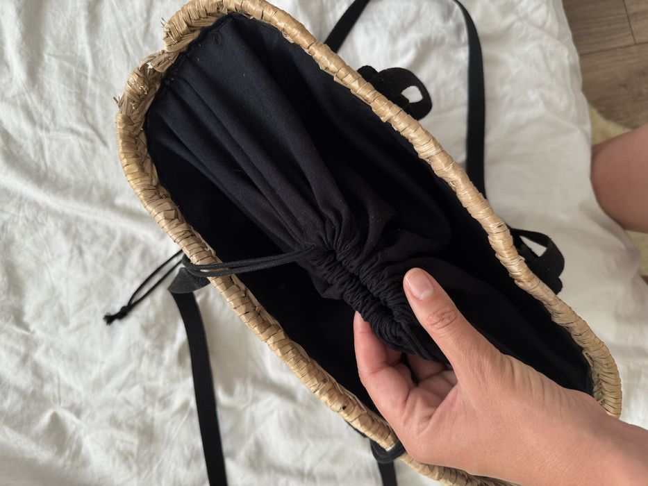 Сумка солом’яна плетена