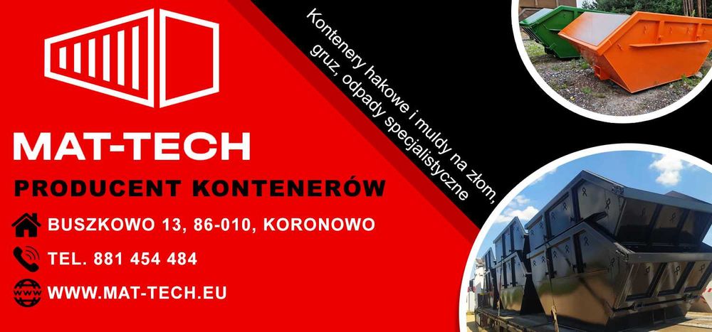 Mulda 5m3 Kontener złom Gruz - PROMOCJA